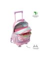 Morral Escolar Con Ruedas Para Niña Lotso Gummy Mediano Rosado de Totto