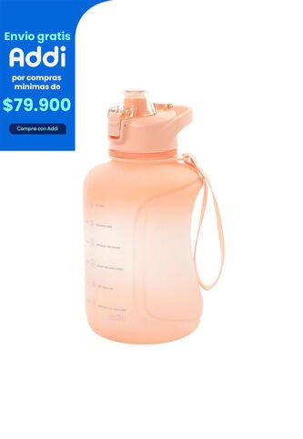 Botilito Plástico Motivacion 1500 Ml Durazno Totto