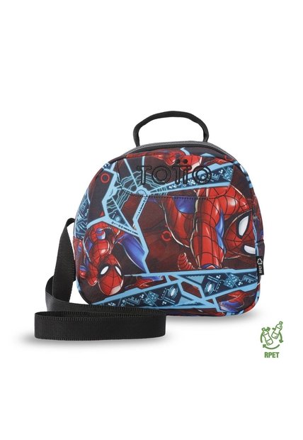 Lonchera Térmica Borrador Spiderman Mediana Roja