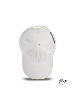 Gorra Beisbolera Relyx 3.0 Con Filtro UV Color Blanca