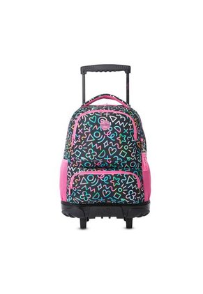 Maleta Para Niña Con Ruedas Skl Grande Negro