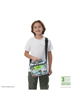 Lonchera Térmica Para Niño Pizarra Mediana Gris