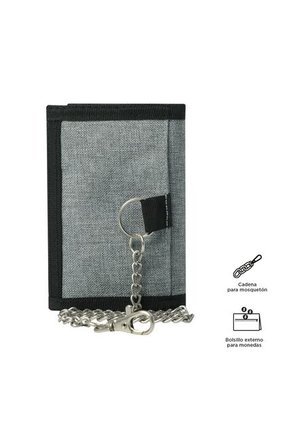 Billetera Riva Mee Con RFID Blocker Gris