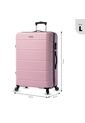 Maleta De Viaje Grande 23 Kilos 360 Rayatta Rosada de Totto
