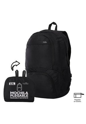 Morral Plegable  Syncro Negro