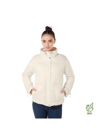 Chaqueta Acolchada Para Mujer Silvestre Blanca Totto