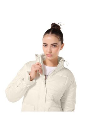 Chaqueta Acolchada Para Mujer Silvestre Blanca