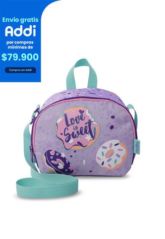 Lonchera Térmica Para Niña Sweet Purple Grande Morada Totto
