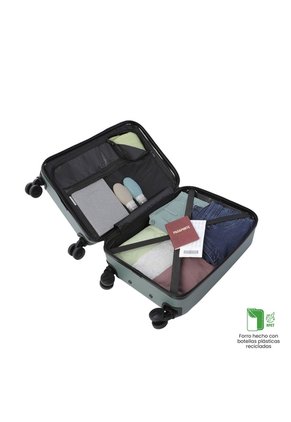 Maleta De Cabina 360 Helios S1 2.0 10 Kilos Verde