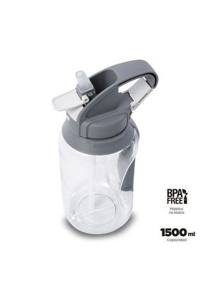 Botilito Zen 1500 Ml Grande Color Gris
