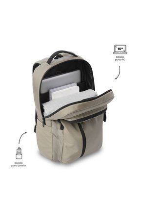Morral Ejecutivo Porta PC 15" Drift Café Hombre