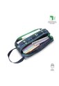 Cartuchera Escolar Grande Para Niño 2 Cuerpos Digisaurio Azul de Totto