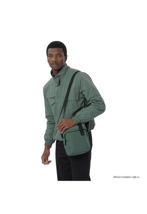 Bolso Para Hombre Drill Tipo Crossbody Pequeño Verde