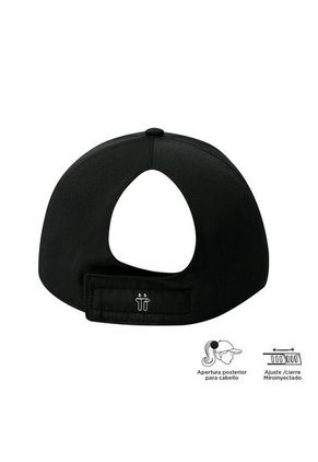 Gorra Beisbolera Tanger Con Filtro UV Negra