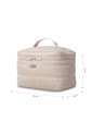 Cosmetiquera Multiuso Moxi Grande Beige/Metálico de Totto
