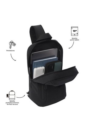 Bolso Hombre Porta Tableta 10" Felt Negro