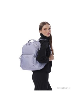 Morral Universitario Estambul Porta PC 14" Morado Mujer