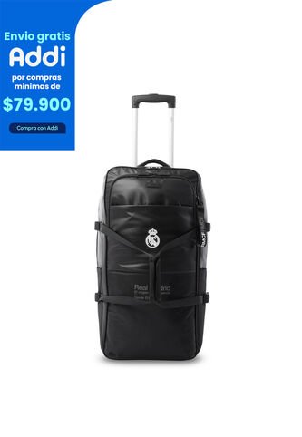 Maleta De Viaje Mediana Real Madrid Negra Totto