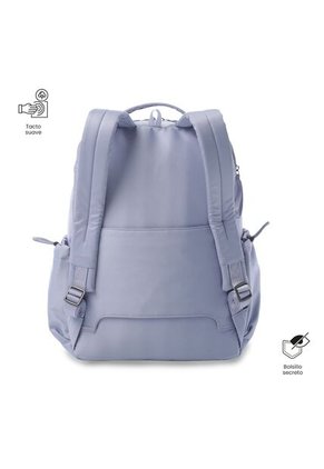 Morral Universitario Estambul Porta PC 14" Morado Mujer