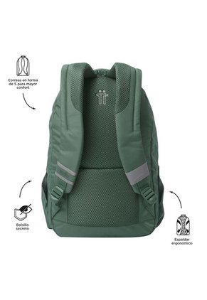Morral Universitario Porta PC 15.4" Indo Verde Hombre