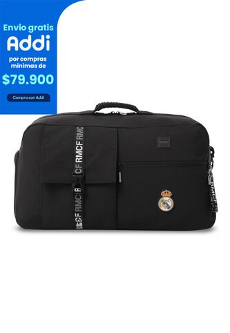 Tula De Viaje Real Madrid Mediana Negra Totto