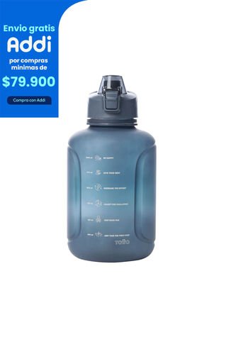 Botilito Plástico Motivacion 1500 Ml Azul Totto