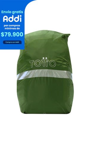 Forro Impermeable Rain Cover Plegable Para Maleta Verde Totto