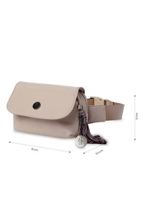 Riñonera Mujer Corneana Mediana Color Beige
