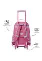 Maleta Para Niña Con Ruedas Magic Spark Grande Rosado de Totto