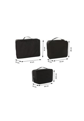 Organizador De Viaje Packing Cube X 6 Negro