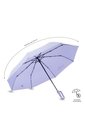 Sombrilla Mediana Aurora Con Filtro UV Morada de Totto