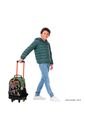 Combo Escolar Morral Con Ruedas + Lonchera Argon Verde Niño de Totto