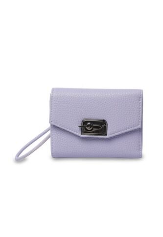 Billetera Mujer Smooth Pequeña Con RFID Blocker Morada Totto