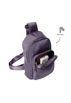Bolso Mujer Porta Tableta 10" Logar 2.0 Morado