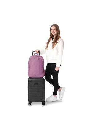 Morral Universitario Kanto Porta PC 15.4" Morado Mujer