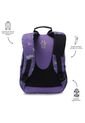 Morral Juvenil Tempera Pequeño Morado Con Corazones de Totto