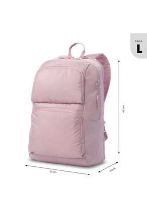 Morral Universitario Cloud Porta PC 14" Rosado Mujer