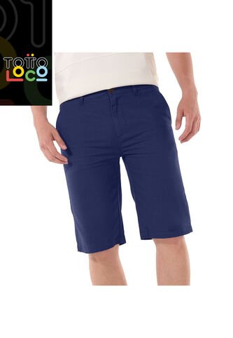 Bermuda Para Hombre Chloto Azul Totto