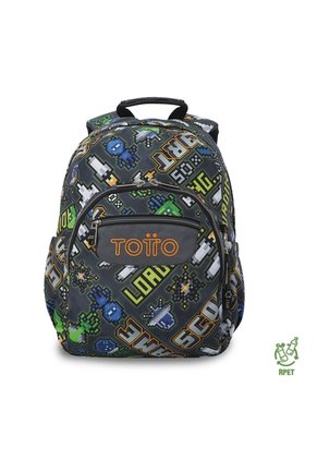 Morral Juvenil Porta PC 13" Gommas Print De Videojuego