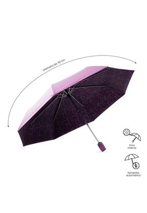 Sombrilla Mediana Umbre Automática Morada