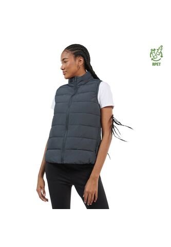 Chaleco Mujer Ginger Acolchado Gris Totto