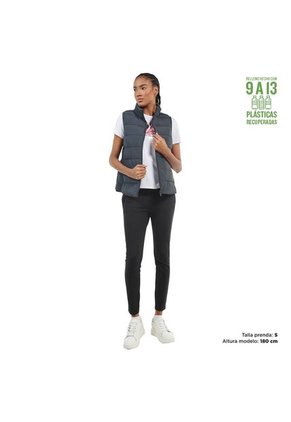 Chaleco Mujer Ginger Acolchado Gris