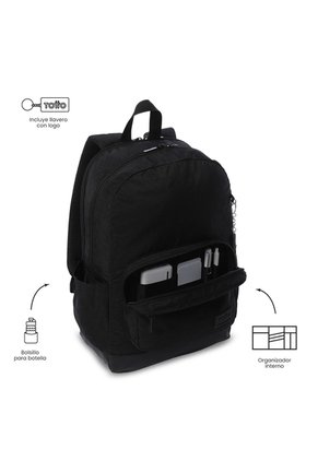 Morral Universitario Tocaxu Plus Porta PC 15" Negro