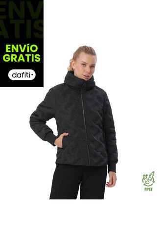 Chaqueta Acolchada Para Mujer Bab Negra Totto