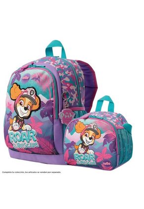 Lonchera Térmica Para Niña Paw Patrol Mediana Morada