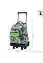 Morral Escolar Con Ruedas Para Niño Renglón Con Dinosaurios de Totto