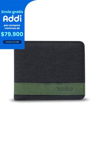 Billetera Para Hombre Lad Con RFID Blocker Negra Totto