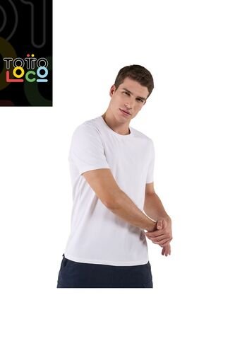 Camiseta Para Hombre Manne Blanca Totto