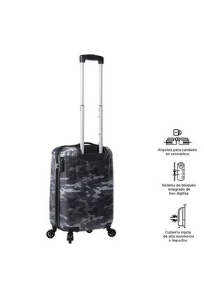 Maleta De Cabina Independientes 10-15 Kg Negra