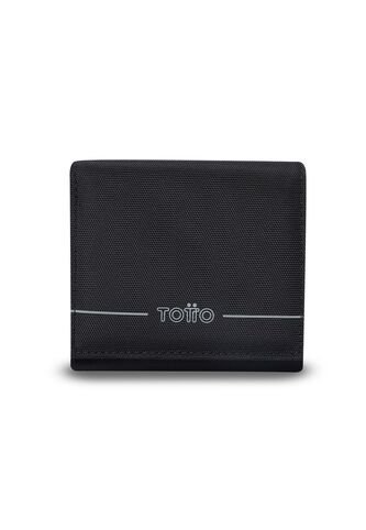 Billetera Para Hombre Sayle Con RFID Blocker Negra Totto